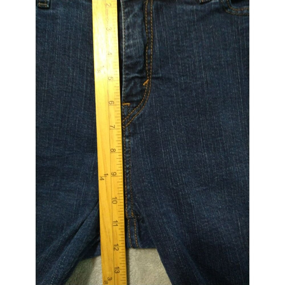 Levis 512 Jeans Womens 12 Blue Denim Perfectly Slimming Boot Cut Stretch Western - Picture 4 of 9
